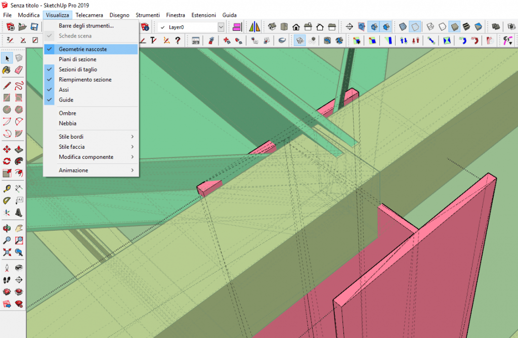 Utilizzare Sketchup e Layout con SAP2000 - 190723-SKETCHUP-08