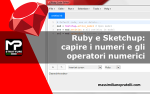 Sketchup scripting: Numeri e operatori numerici